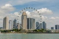 Singapore skyline business district, Marina Bay Sand Royalty Free Stock Photo