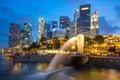 Singapore Skyline Royalty Free Stock Photo
