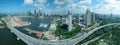 Singapore Skyline & Freeway