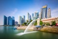 Singapore Skyline Royalty Free Stock Photo