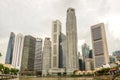 Singapore skyline modern urban buildings
