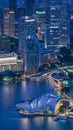 Singapore skyline skyscrapers city aerial scenic urban view