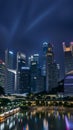 Singapore skyline skyscrapers city aerial scenic urban view