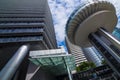 Singapore skyscraper modern office building blue sky Royalty Free Stock Photo