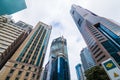 Singapore skyscraper modern office building blue sky Royalty Free Stock Photo