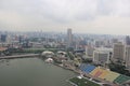 Singapore Skyview at Marina Bay near the mouth of the Singapore