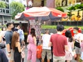 Singapore :Steet vendor along Orchard Road