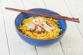 Singapore-Style Noodles Royalty Free Stock Photo