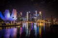 Singapore Syline Royalty Free Stock Photo