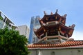 Singapore Temple Pagoda at Telok Ayer Road Royalty Free Stock Photo