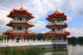 Singapore: Twin Pagodas at Chinese Garden