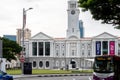 Victoria Theatre and Concert Hall building, in neo-classical style, national monument of Singapore