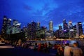 Singapore in Waterfront by night