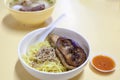 Singapore Yong Tau Foo Noodles Royalty Free Stock Photo
