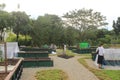 Garden plots in Bishan Ang Mo Kio Park in Singapore