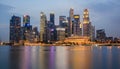 Singapur skyline Royalty Free Stock Photo