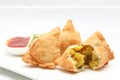 Singara Curry Puff Royalty Free Stock Photo