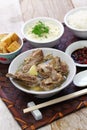 Singare bak kut teh, spicy pork rib soup Royalty Free Stock Photo