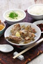 Singare bak kut teh, spicy pork rib soup