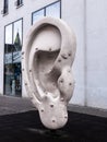 Ear sculpture in Singen Royalty Free Stock Photo