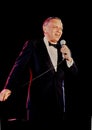 Frank Sinatra at 1982 ChicagoFest Concert Royalty Free Stock Photo