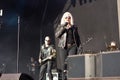 Kim Wilde and her band perform at the Retro Festival, Bristol, UK. June 2017.