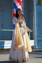 Singer Fatima Kitayeva from the Karachay-Cherkess Republic. Russia Royalty Free Stock Photo