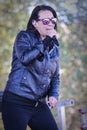 Singer Jessica Jackson from the local rock band Rock Lobster performs at Parada Del Sol parade event held annually in downtown