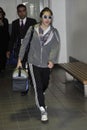 Singer Madonna's daughter Lourdes at LAX airport Royalty Free Stock Photo