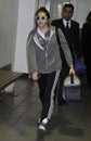 Singer Madonna's daughter Lourdes at LAX airport Royalty Free Stock Photo