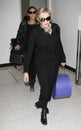 Singer Madonna is seen at LAX airport Royalty Free Stock Photo