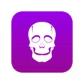 Singer mask icon digital purple