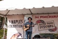 Singer Matty Jollie performs at the Naples Traditional Stone Crab Festival at Tin City