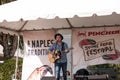 Singer Matty Jollie performs at the Naples Traditional Stone Crab Festival at Tin City