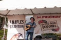 Singer Matty Jollie performs at the Naples Traditional Stone Crab Festival at Tin City