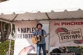 Singer Matty Jollie performs at the Naples Traditional Stone Crab Festival at Tin City