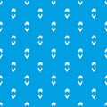 Singer pattern seamless blue