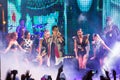 Singer Sakis Rouvas performing at MAD North Stage festival Royalty Free Stock Photo