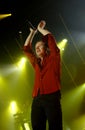 He Singer of Simple Mins, Jim Kerr, during the concert