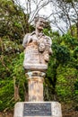 Singer and song writer Ismael Rivera monument in Portobelo, Panama