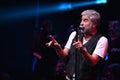 Singer Soso Pavliashvilli performs on stage during the Viktor Drobysh 50th year birthday concert at Barclay Center