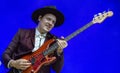 Singer Win Butler performs with Canadian band Arcade Fire