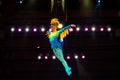 Singers and dancers in Festival of the Lion King in Animal Kingdom at Walt Disney World  4 Royalty Free Stock Photo