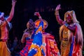 Singers and dancers in Festival of the Lion King in Animal Kingdom at Walt Disney World  5 Royalty Free Stock Photo