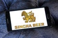 Singha beer logo Royalty Free Stock Photo