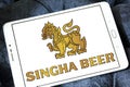 Singha beer logo Royalty Free Stock Photo