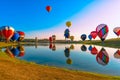 Singha Park International Balloon Festival 2018 in Chiang Rai,Thailand.