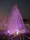 Singing colorful fountain in Tsaritsyno, moscow Royalty Free Stock Photo