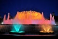 The singing fountain in Barcelona