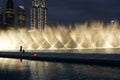 Singing fountain in Dubai